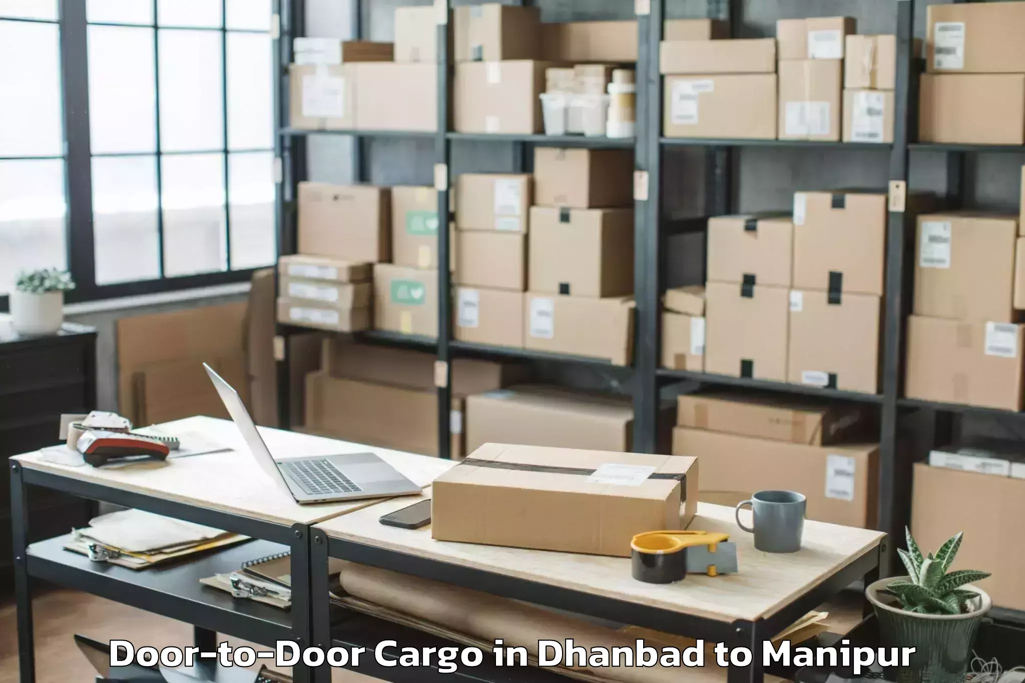 Top Dhanbad to Phungyar Phaisat Door To Door Cargo Available